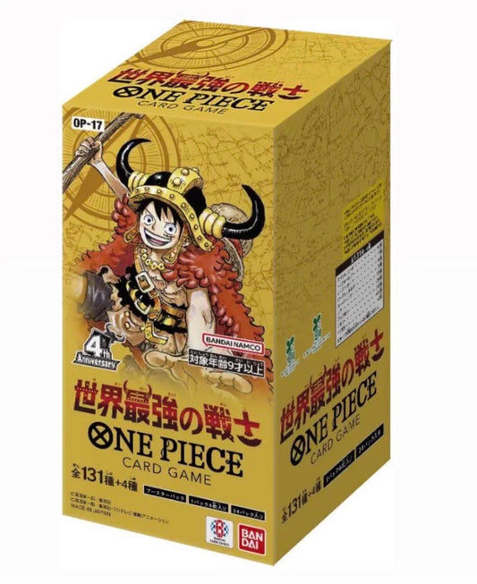 One Piece OP-17 The World's Strongest Warriors JAPANESE BOOSTER BOX