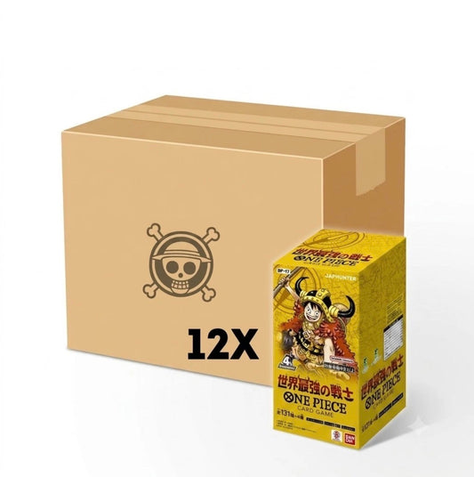 One Piece Card Game OP-17 “The Strongest Warrior” Japanese Booster Box Sealed Case of 12 Boxes