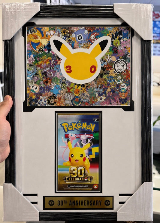 30th Anniversary Pokémon TCG Celebrations Limited Framed Booster Pack