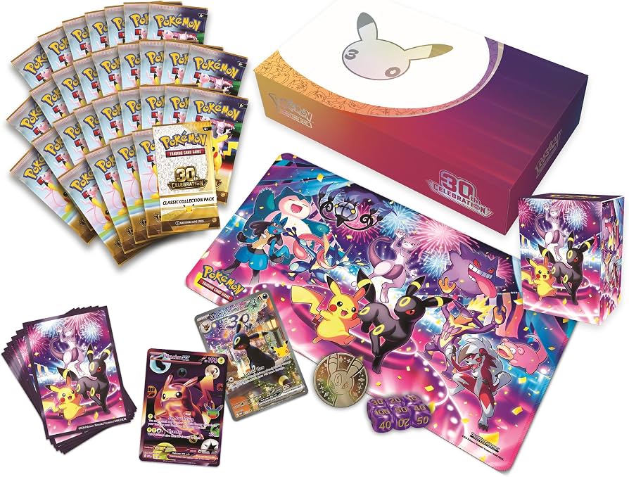 4x Pokémon TCG 30th Celebration UPC - CASE - NIGHT -